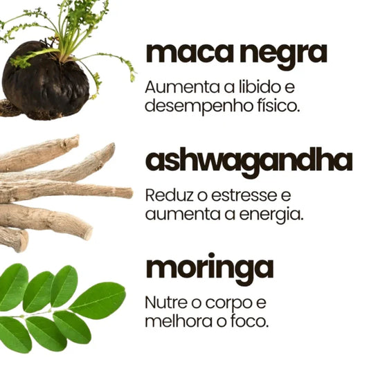 Combo moringa +Ashwagandha +Maca peruana