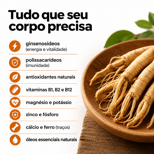Ginseng Panax 120 cápsulas
