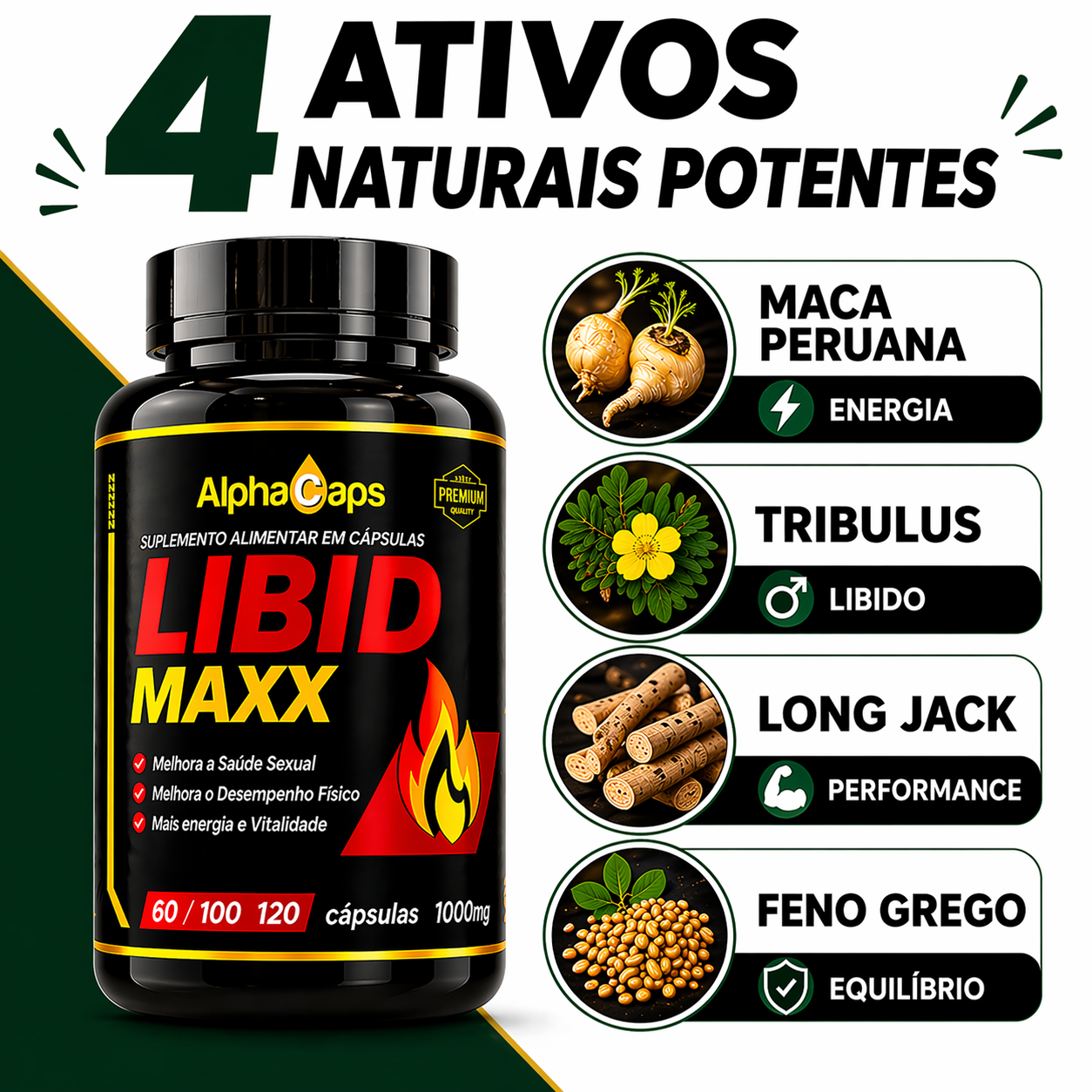 LIBID MAXX AlphaCaps 120 Cápsulas