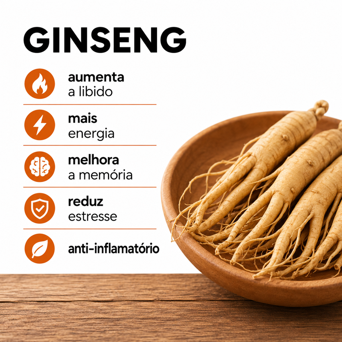 Ginseng Panax 120 cápsulas