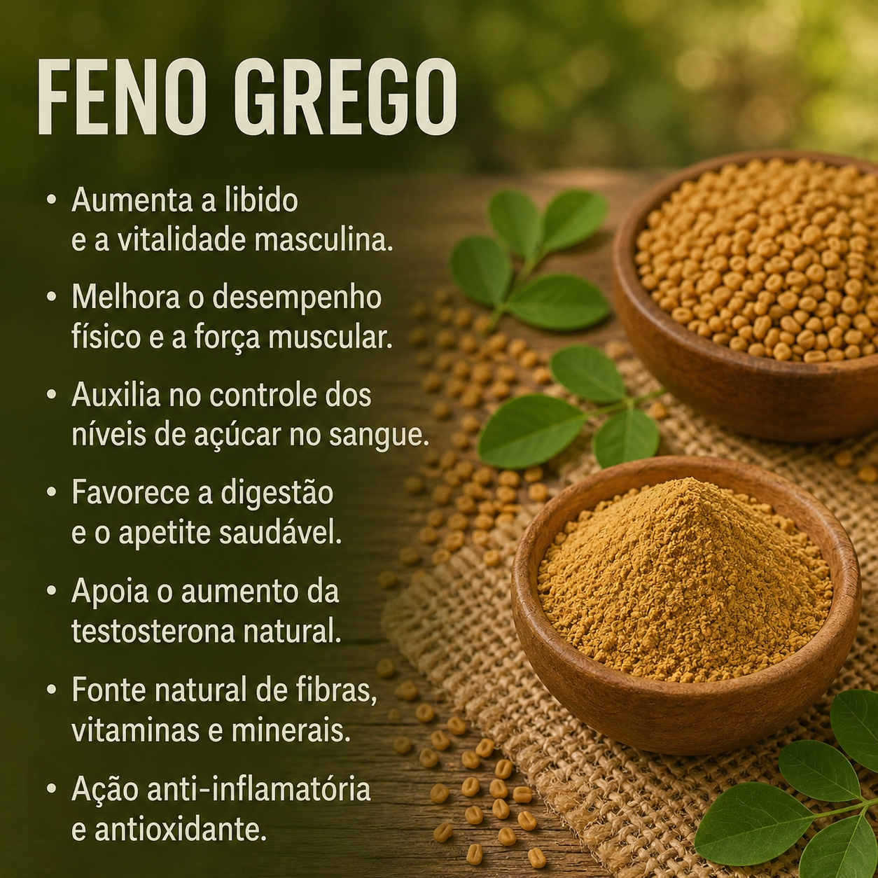 Feno Grego 120 cápsulas